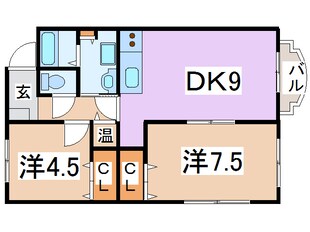 モンサンミッシェルの物件間取画像